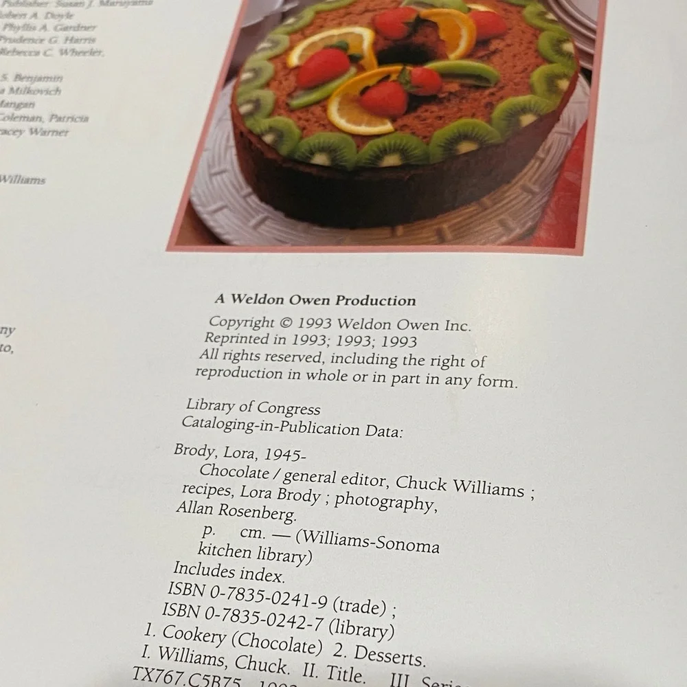 Williams Sonoma Chocolate Cookbook Duo